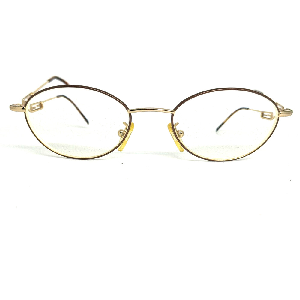 Fendi Eyeglasses Frames FS 142 Tortoise Ant Bronze Gold Brown 47-18mm H13820